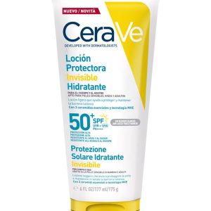 Loción Protectora Invisible Hidratante SPF50+